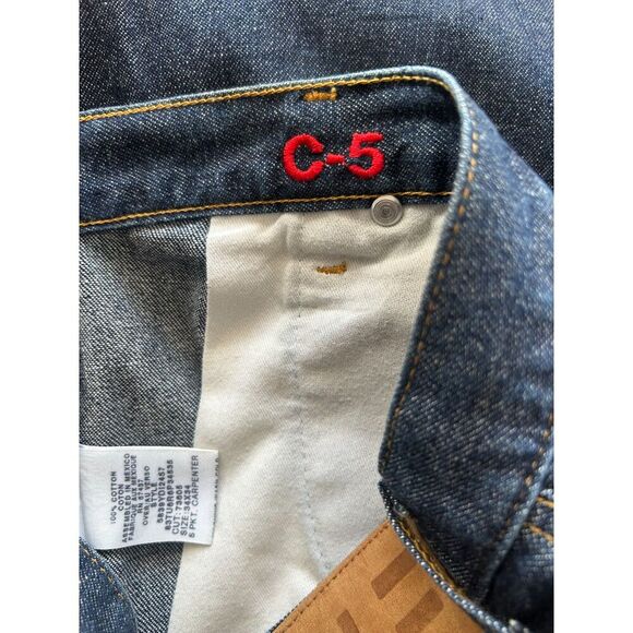 POLO RALPH LAUREN DENIM CARPENTER JEANS STRAIGHT FIT RL BLUE SZ 34 X 34 - Picture 2 of 6